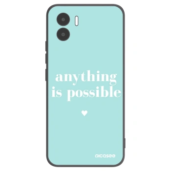 Picasee crna silikonska maskica za Xiaomi Redmi A2 - Anything is possible
