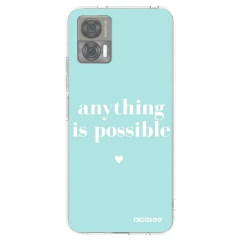 Picasee silikonska prozirna maskica za Motorola Edge 30 Neo - Anything is possible