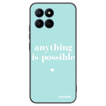 Picasee crna silikonska maskica za Honor 70 Lite - Anything is possible