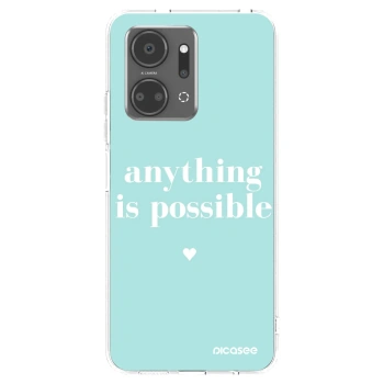 Picasee silikonska prozirna maskica za Honor X7a - Anything is possible