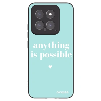 Picasee crna silikonska maskica za Xiaomi 14 - Anything is possible