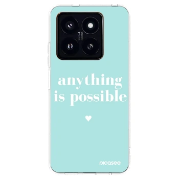 Picasee silikonska prozirna maskica za Xiaomi 14 Pro - Anything is possible