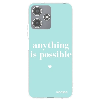 Picasee silikonska prozirna maskica za Xiaomi Redmi 12 5G - Anything is possible