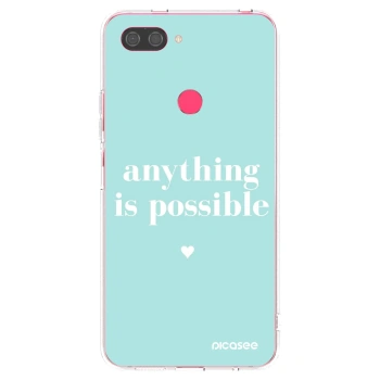 Picasee silikonska prozirna maskica za Xiaomi Mi 8 Lite - Anything is possible