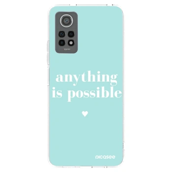 Picasee silikonska prozirna maskica za Xiaomi Redmi Note 12 Pro 4G - Anything is possible