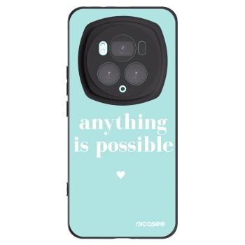 Picasee crna silikonska maskica za Honor Magic6 Pro - Anything is possible