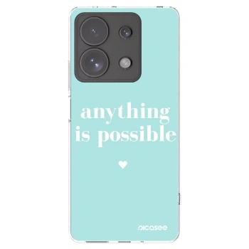 Picasee silikonska prozirna maskica za Xiaomi Redmi Note 13 Pro 4G - Anything is possible