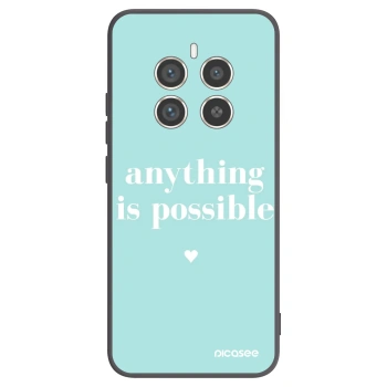 Picasee crna silikonska maskica za Realme 12 Pro 5G - Anything is possible