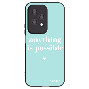 Picasee crna silikonska maskica za Honor 200 Lite - Anything is possible