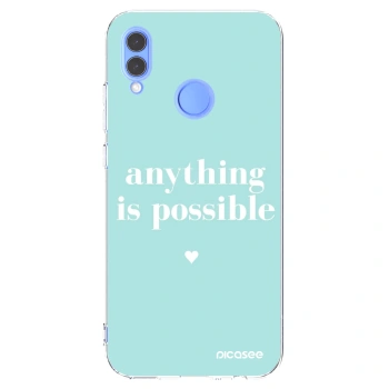 Picasee silikonska prozirna maskica za Honor 10 Lite - Anything is possible