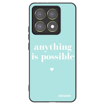 Picasee crna silikonska maskica za Xiaomi 14T - Anything is possible