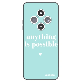 Picasee crna silikonska maskica za Xiaomi Redmi 14C - Anything is possible