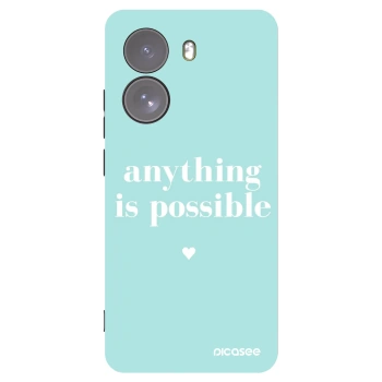 Picasee crna silikonska maskica za Xiaomi Poco X7 - Anything is possible