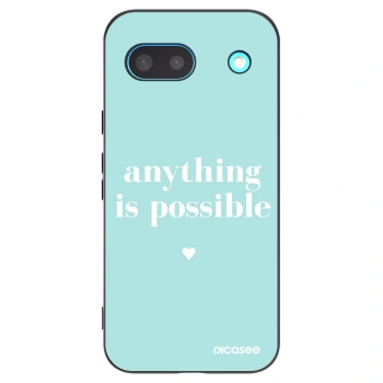 Picasee crna silikonska maskica za Google Pixel 8 - Anything is possible
