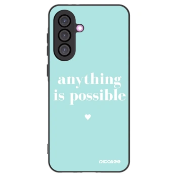 Picasee crna silikonska maskica za Samsung Galaxy A56 5G A566B - Anything is possible