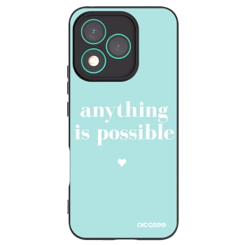 Picasee crna silikonska maskica za Honor 400 Lite 5G - Anything is possible