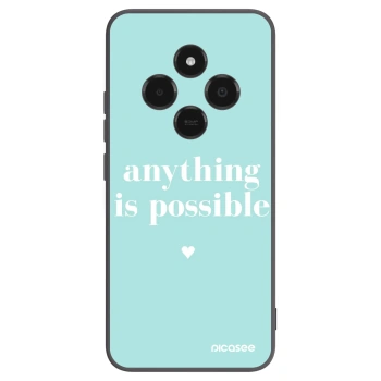 Picasee crna silikonska maskica za Xiaomi Poco C75 - Anything is possible