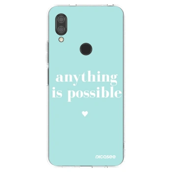 Picasee silikonska prozirna maskica za Xiaomi Redmi 7 - Anything is possible