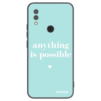 Picasee crna silikonska maskica za Xiaomi Redmi 7 - Anything is possible