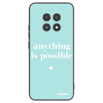 Picasee crna silikonska maskica za Realme 12X - Anything is possible
