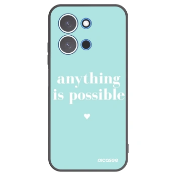Picasee crna silikonska maskica za Xiaomi Redmi 15C 4G - Anything is possible