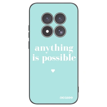 Picasee crna silikonska maskica za Xiaomi Redmi Note 15 Pro 4G - Anything is possible