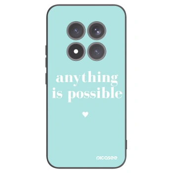 Picasee crna silikonska maskica za Xiaomi Redmi Note 15 Pro+ - Anything is possible