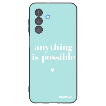 Picasee crna silikonska maskica za Samsung Galaxy A17 5G - Anything is possible