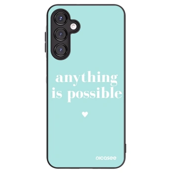 Picasee crna silikonska maskica za Samsung Galaxy A16 4G - Anything is possible