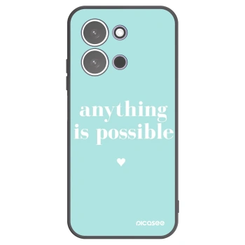 Picasee crna silikonska maskica za Xiaomi Redmi 15C 5G - Anything is possible