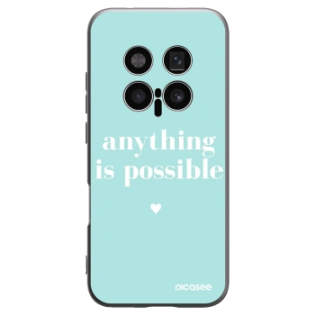 Picasee crna silikonska maskica za Honor Magic8 Pro 5G - Anything is possible