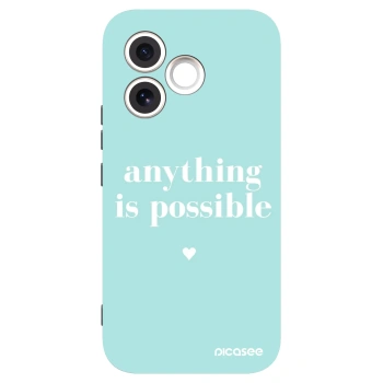 Picasee crna silikonska maskica za Honor 600 Lite - Anything is possible