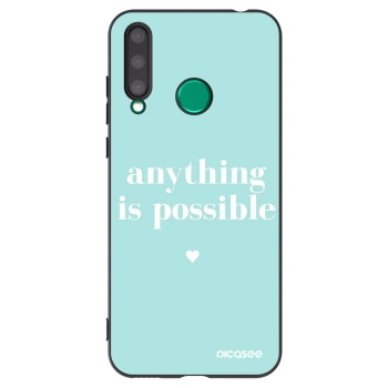 Picasee crna silikonska maskica za Honor 20 Lite - Anything is possible