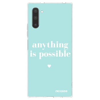 Picasee silikonska prozirna maskica za Samsung Galaxy Note 10 N970F - Anything is possible