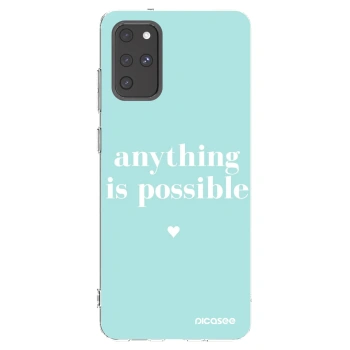 Picasee silikonska prozirna maskica za Samsung Galaxy S20+ G985F - Anything is possible