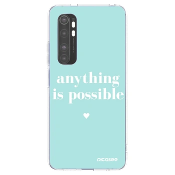 Picasee silikonska prozirna maskica za Xiaomi Mi Note 10 Lite - Anything is possible