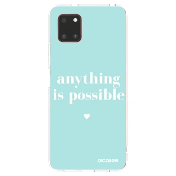 Picasee silikonska prozirna maskica za Samsung Galaxy Note 10 Lite N770F - Anything is possible