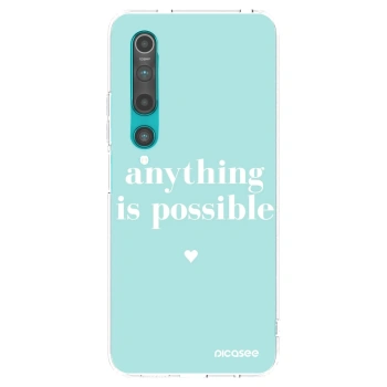 Picasee silikonska prozirna maskica za Xiaomi Mi 10 - Anything is possible