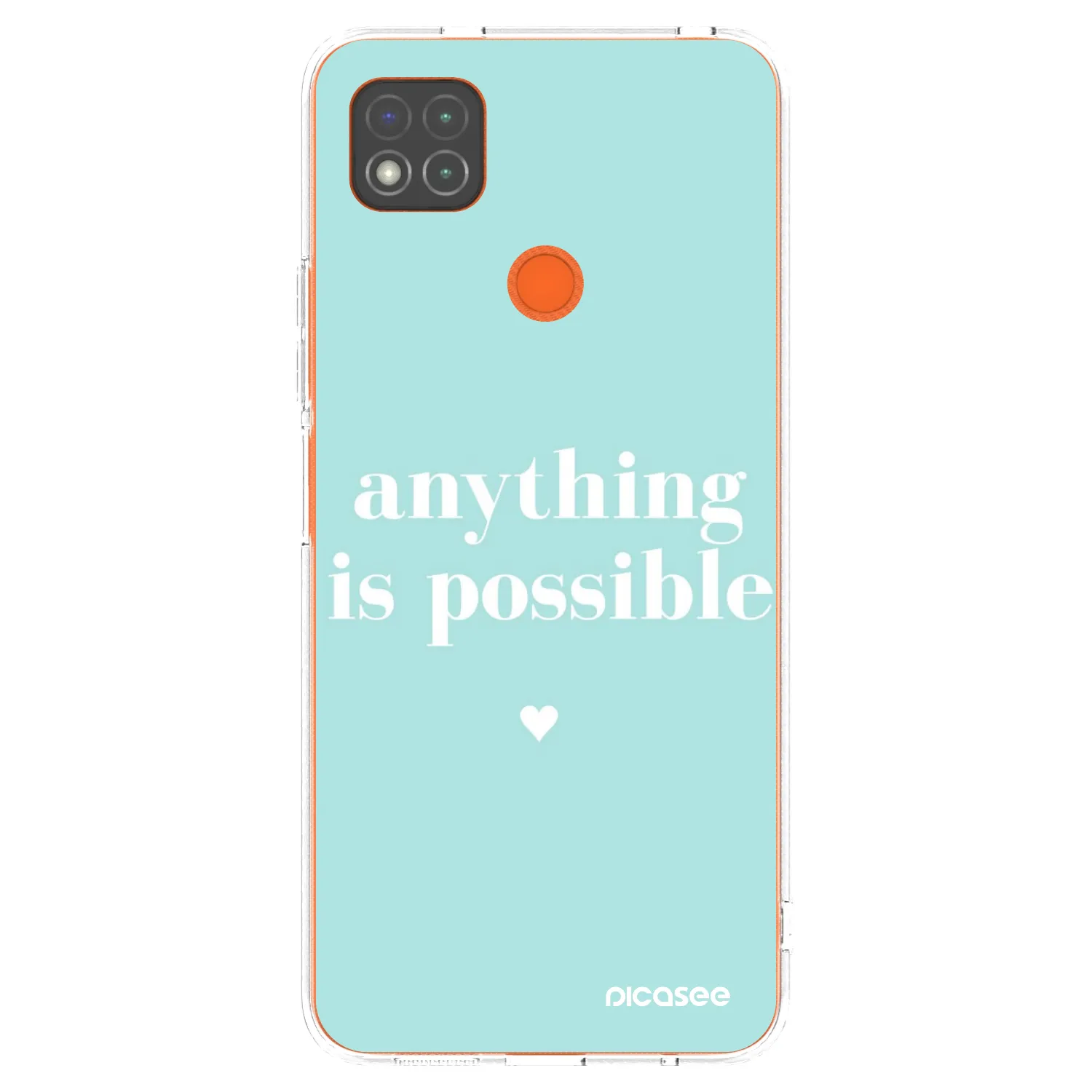 Picasee silikonska prozirna maskica za Xiaomi Redmi 9C - Anything is possible