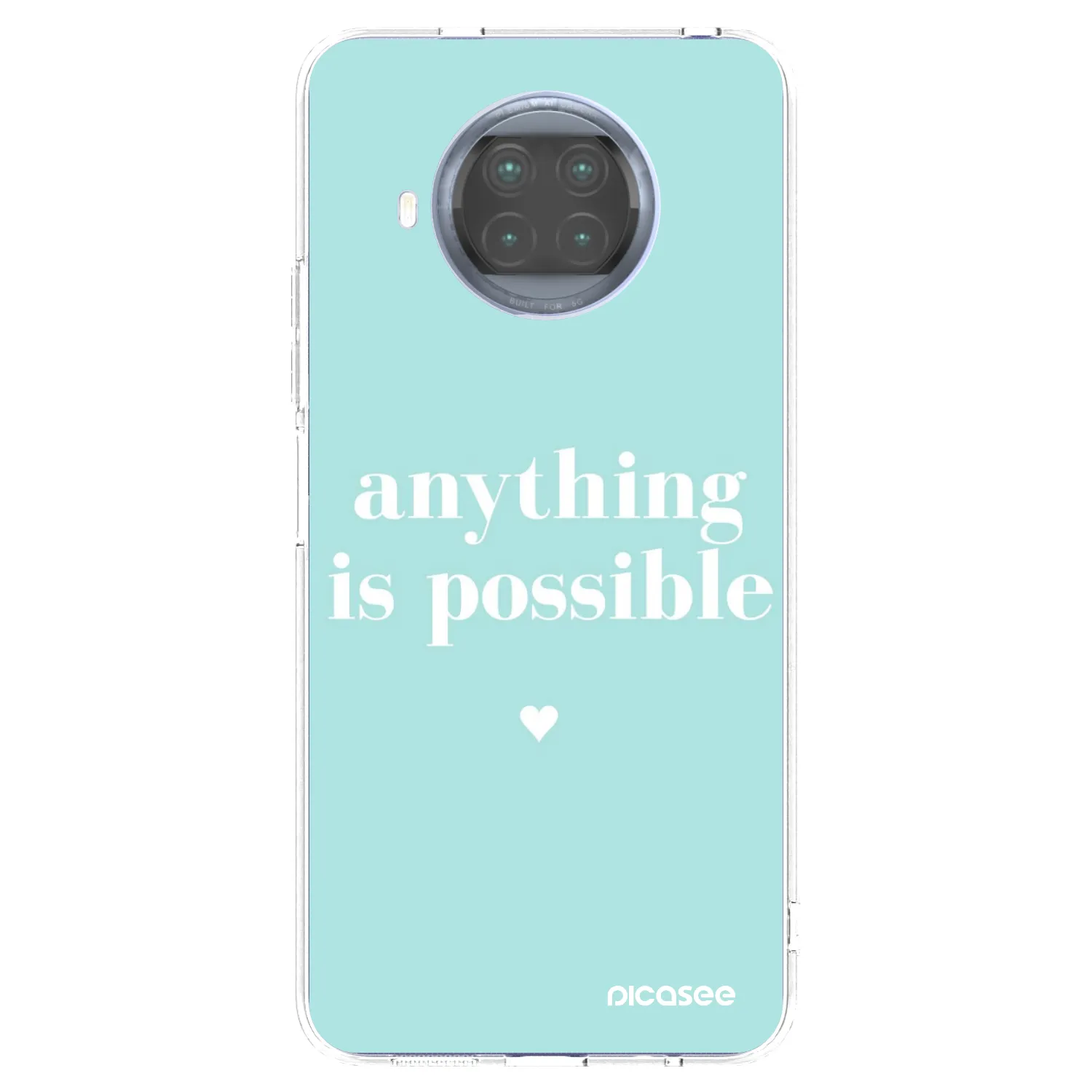 Picasee silikonska prozirna maskica za Xiaomi Mi 10T Lite - Anything is possible