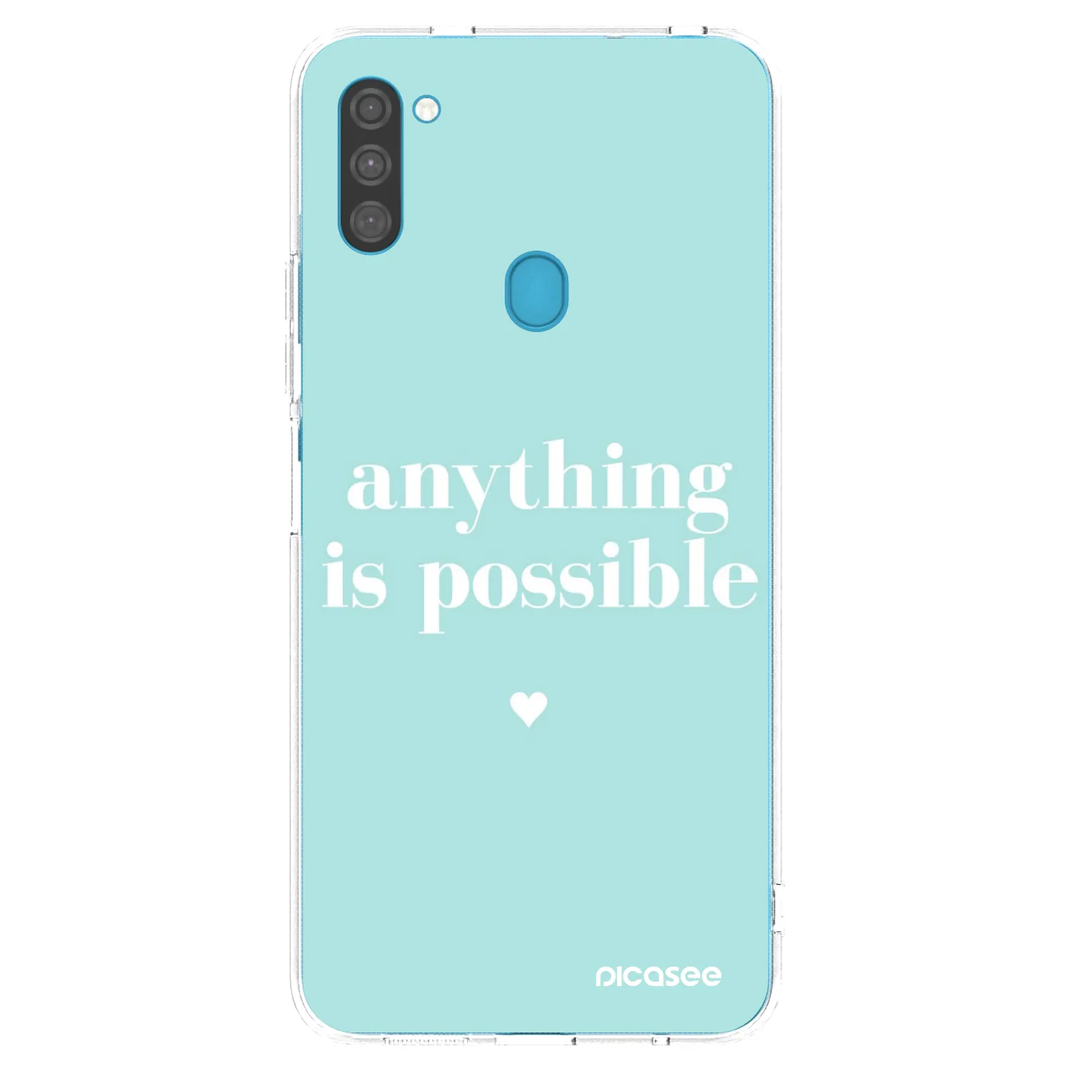 Picasee silikonska prozirna maskica za Samsung Galaxy M11 - Anything is possible