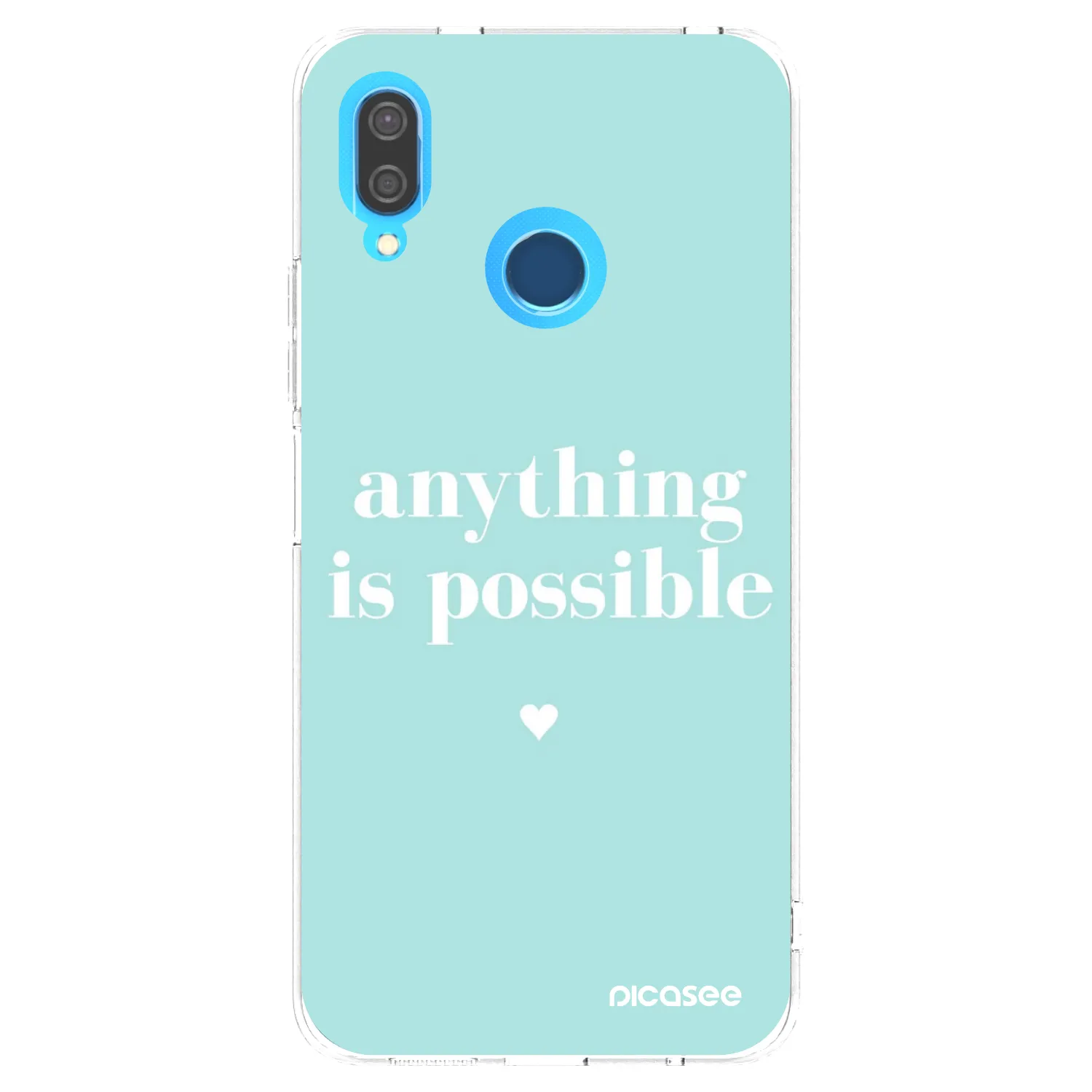 Picasee silikonska prozirna maskica za Huawei P20 Lite - Anything is possible