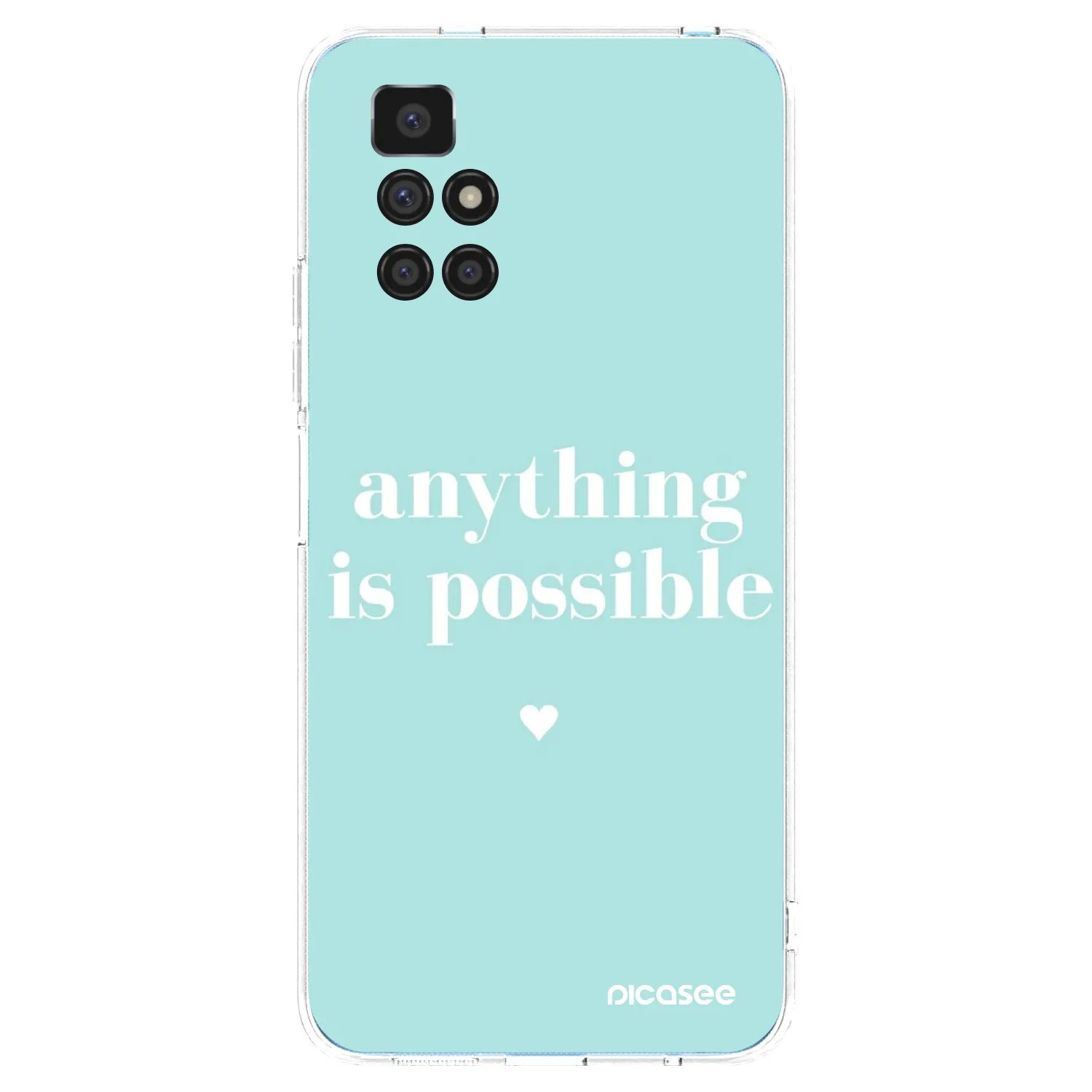 Picasee silikonska prozirna maskica za Xiaomi Redmi 10 - Anything is possible