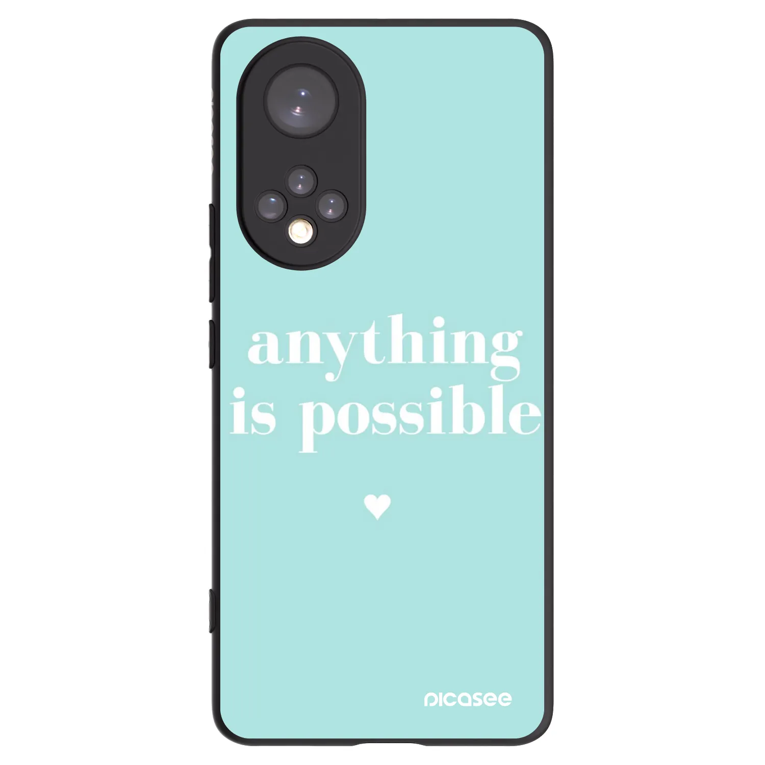 Picasee crna silikonska maskica za Huawei Nova 9 - Anything is possible