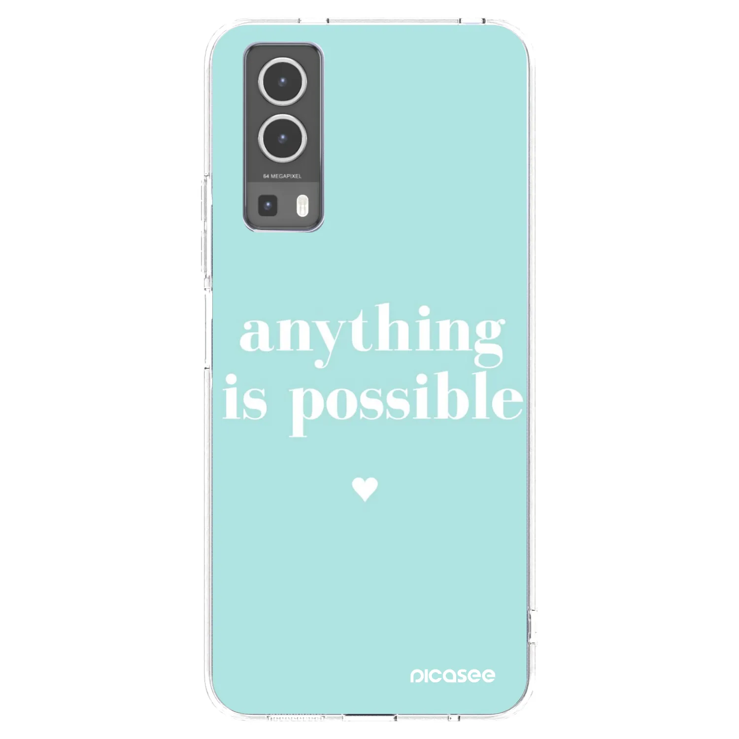 Picasee silikonska prozirna maskica za Vivo Y72 5G - Anything is possible