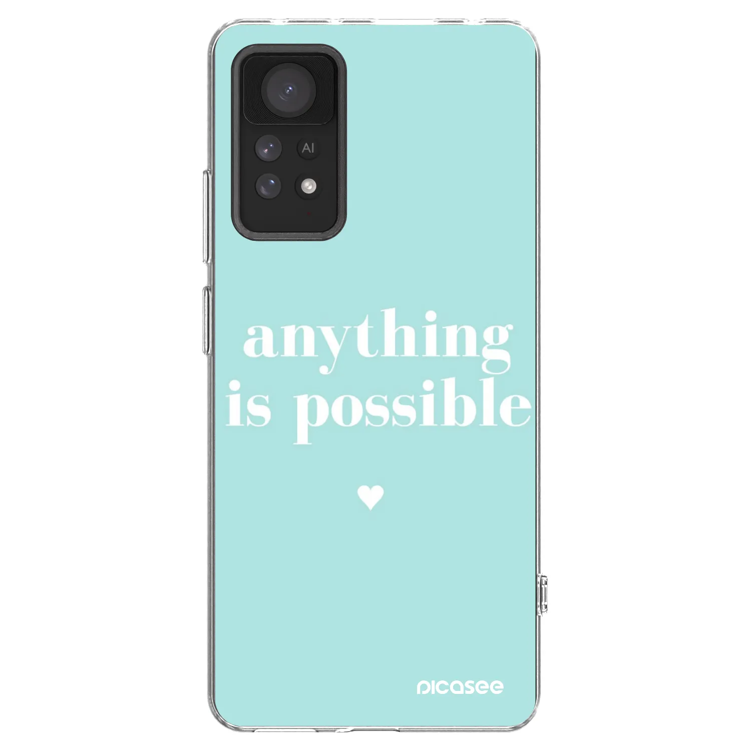 Picasee silikonska prozirna maskica za Xiaomi Redmi Note 11 Pro - Anything is possible