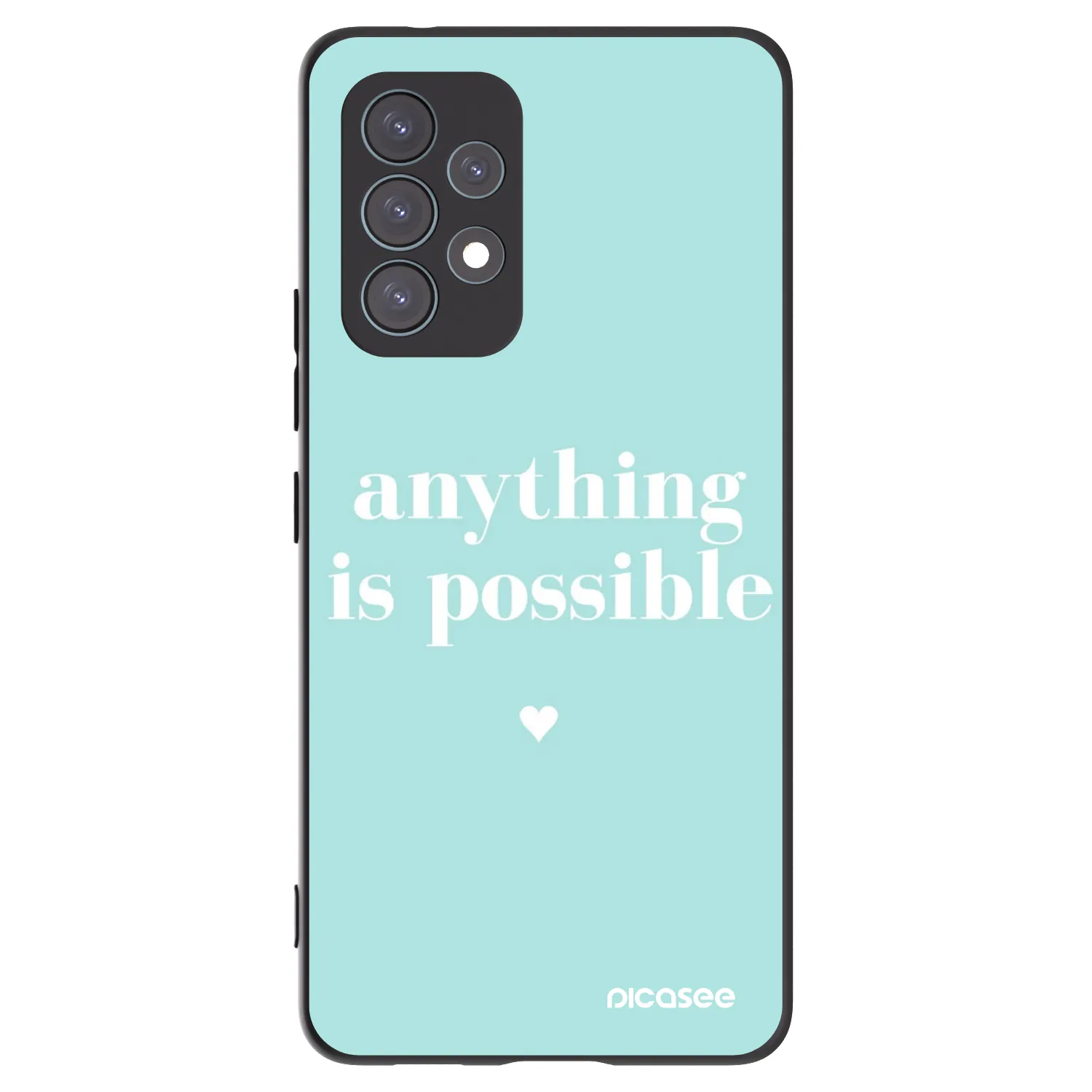Picasee crna silikonska maskica za Samsung Galaxy A53 5G A536 - Anything is possible