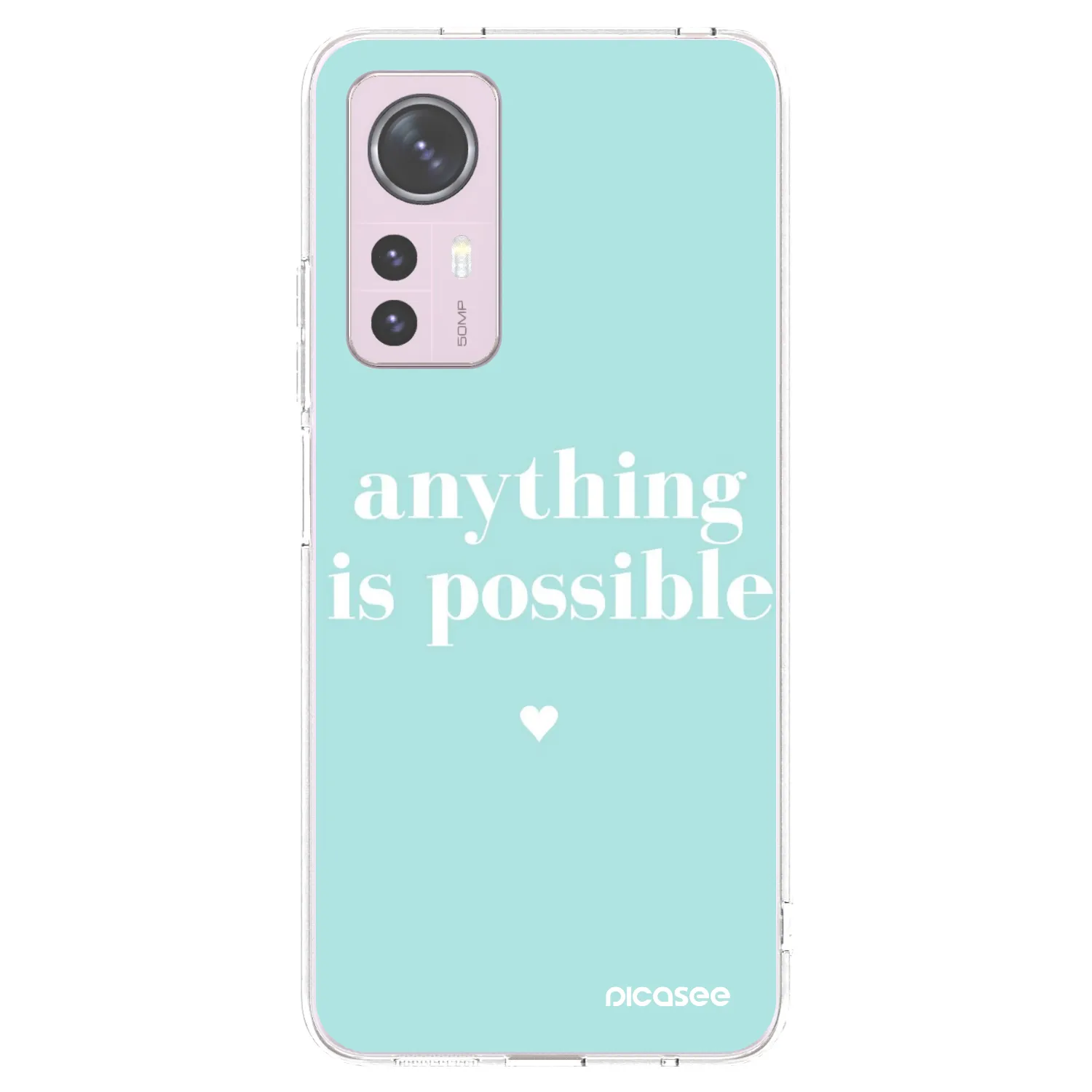 Picasee silikonska prozirna maskica za Xiaomi 12 - Anything is possible