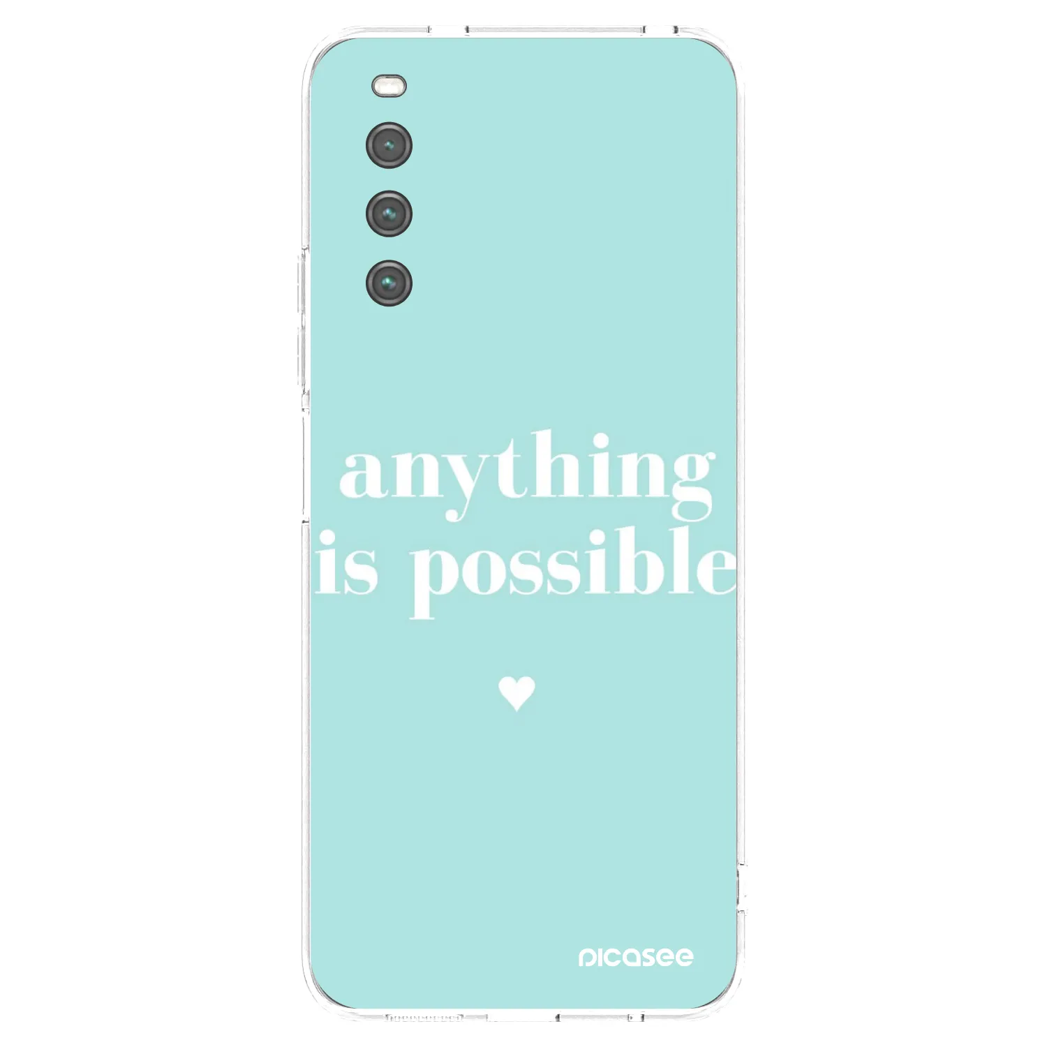 Picasee silikonska prozirna maskica za Sony Xperia 10 IV 5G - Anything is possible