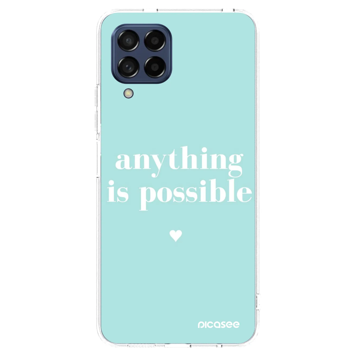Picasee silikonska prozirna maskica za Samsung Galaxy M53 5G - Anything is possible